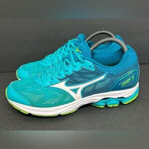 Mizuno Womens Wave Rider 21 Running Shoes Sz 9.5 Blue 410974 5C00 **VERY NICE**